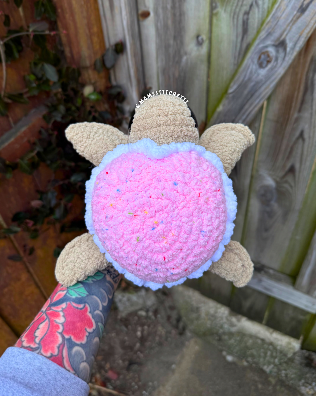 Heart Turtle Plushie