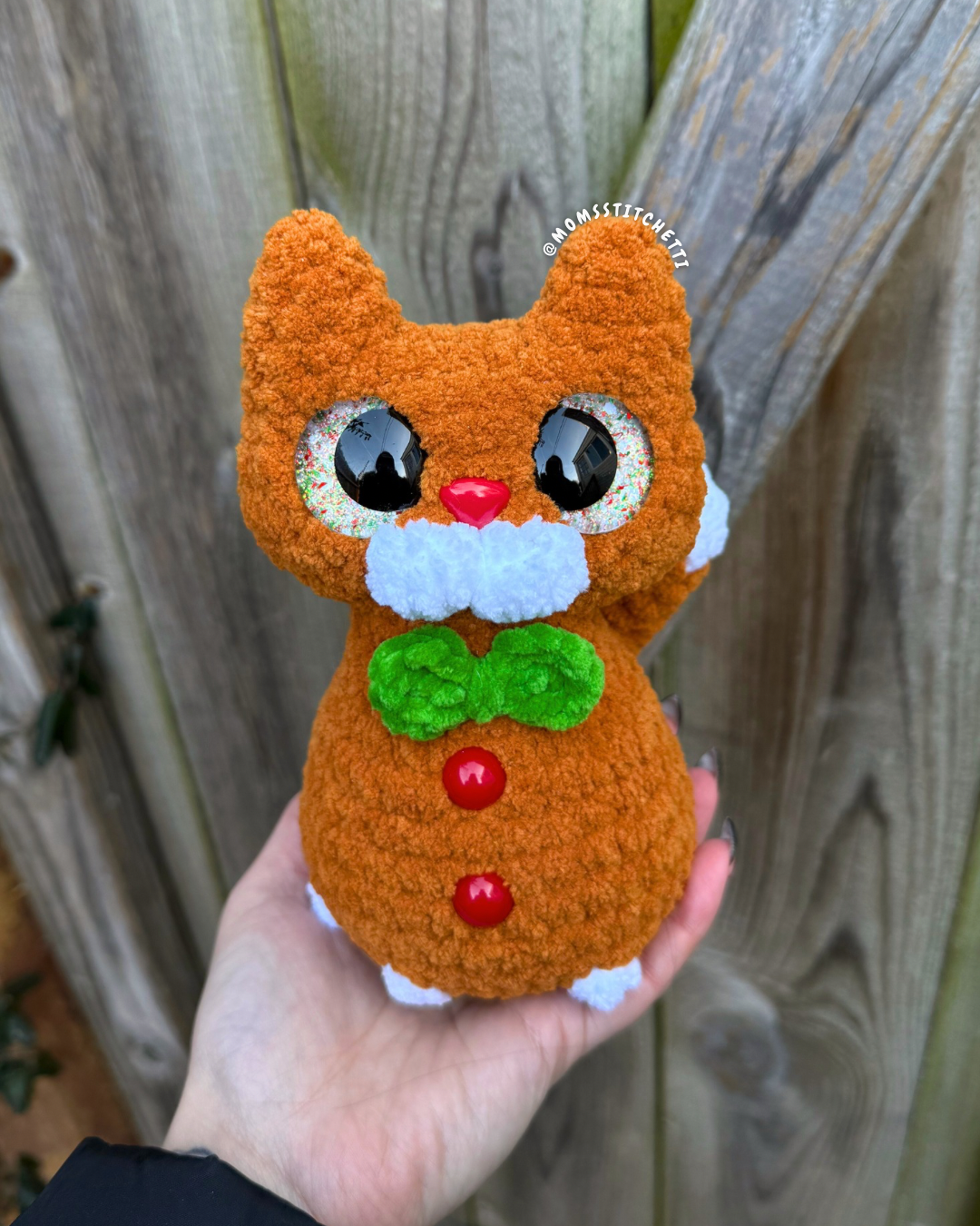 Gingerbread Cat Plushie