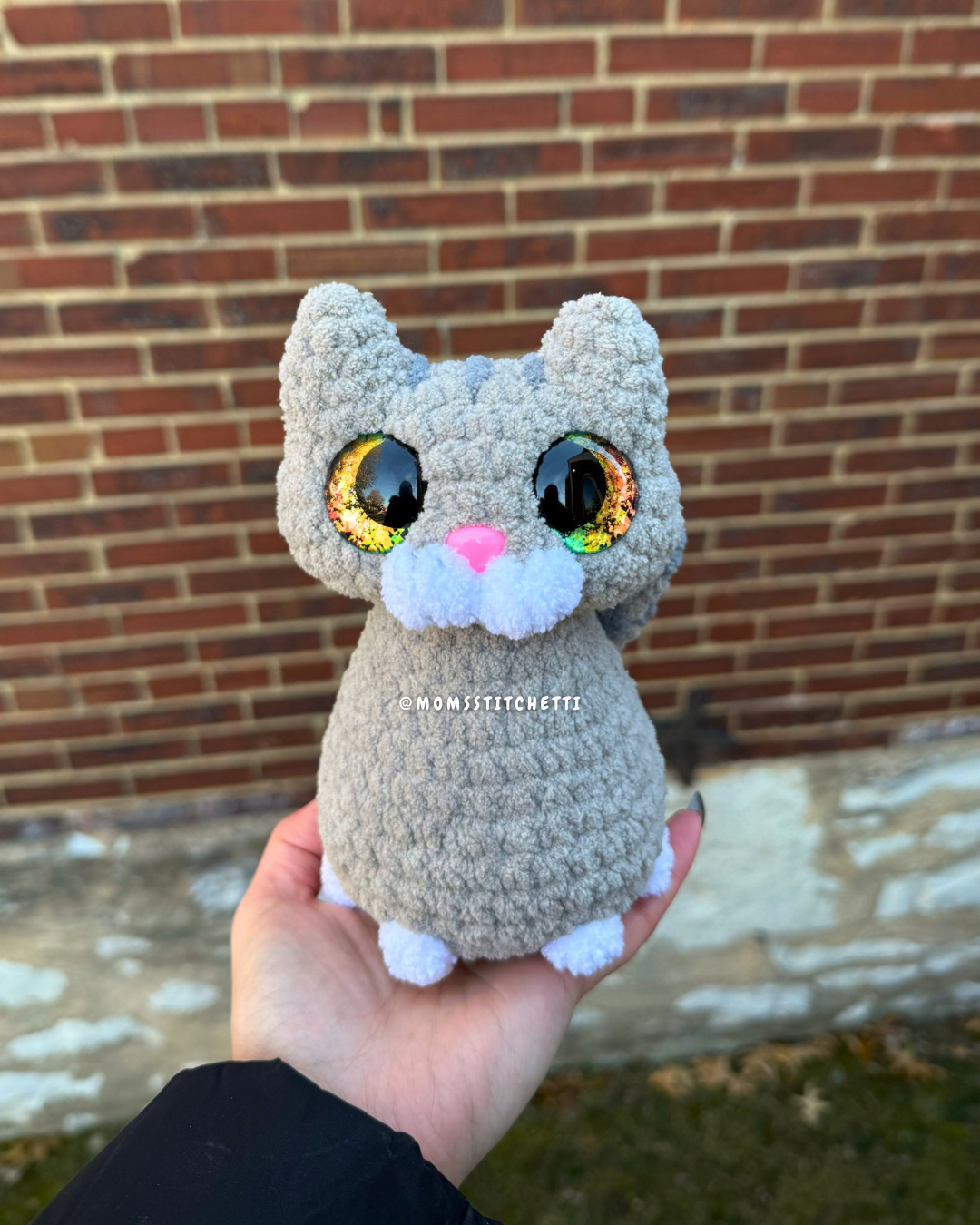 Gray Tabby Cat Plushie