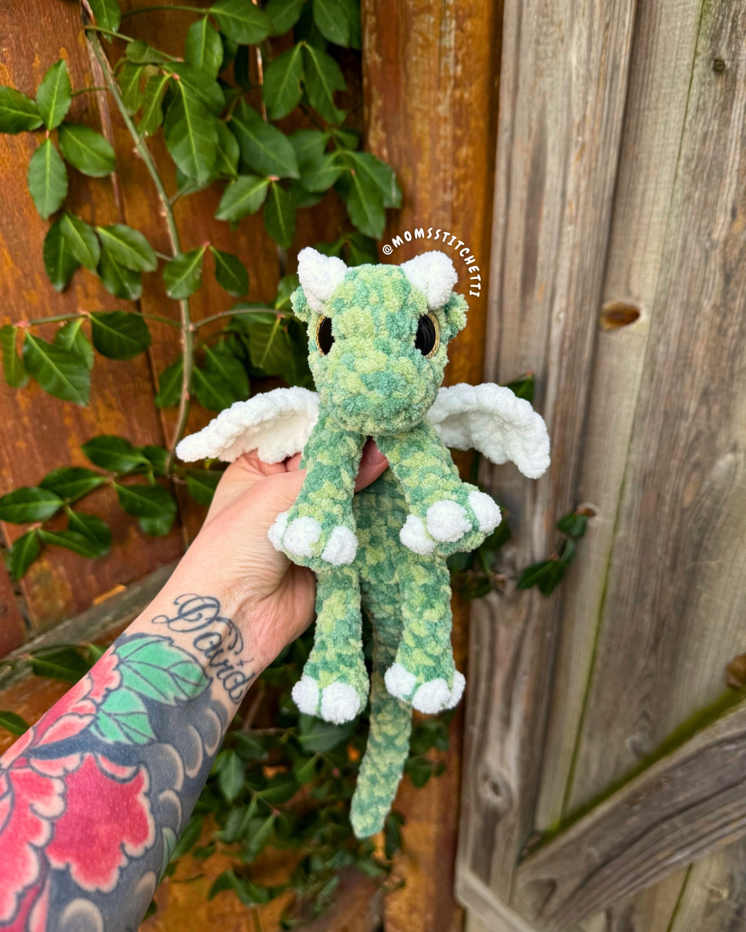 Green Mini Dragon Plushie