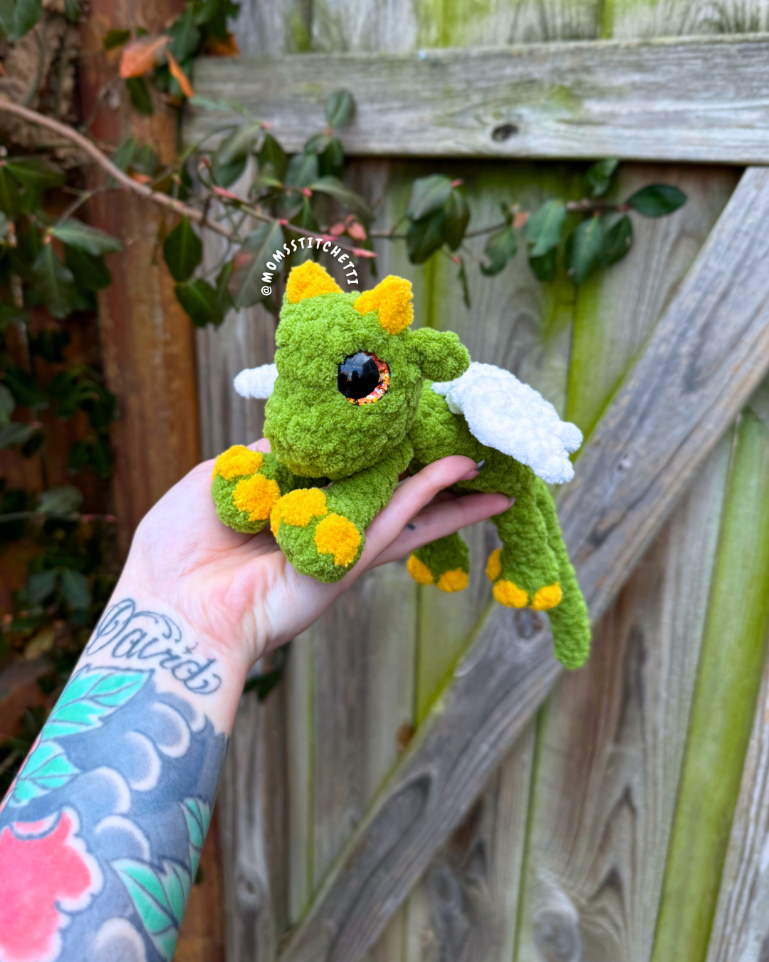 Green Mini Dragon Plushie
