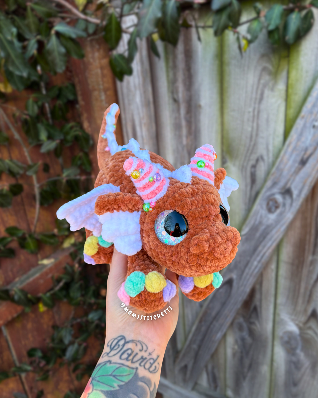 Gingerbread Dragon Plushie