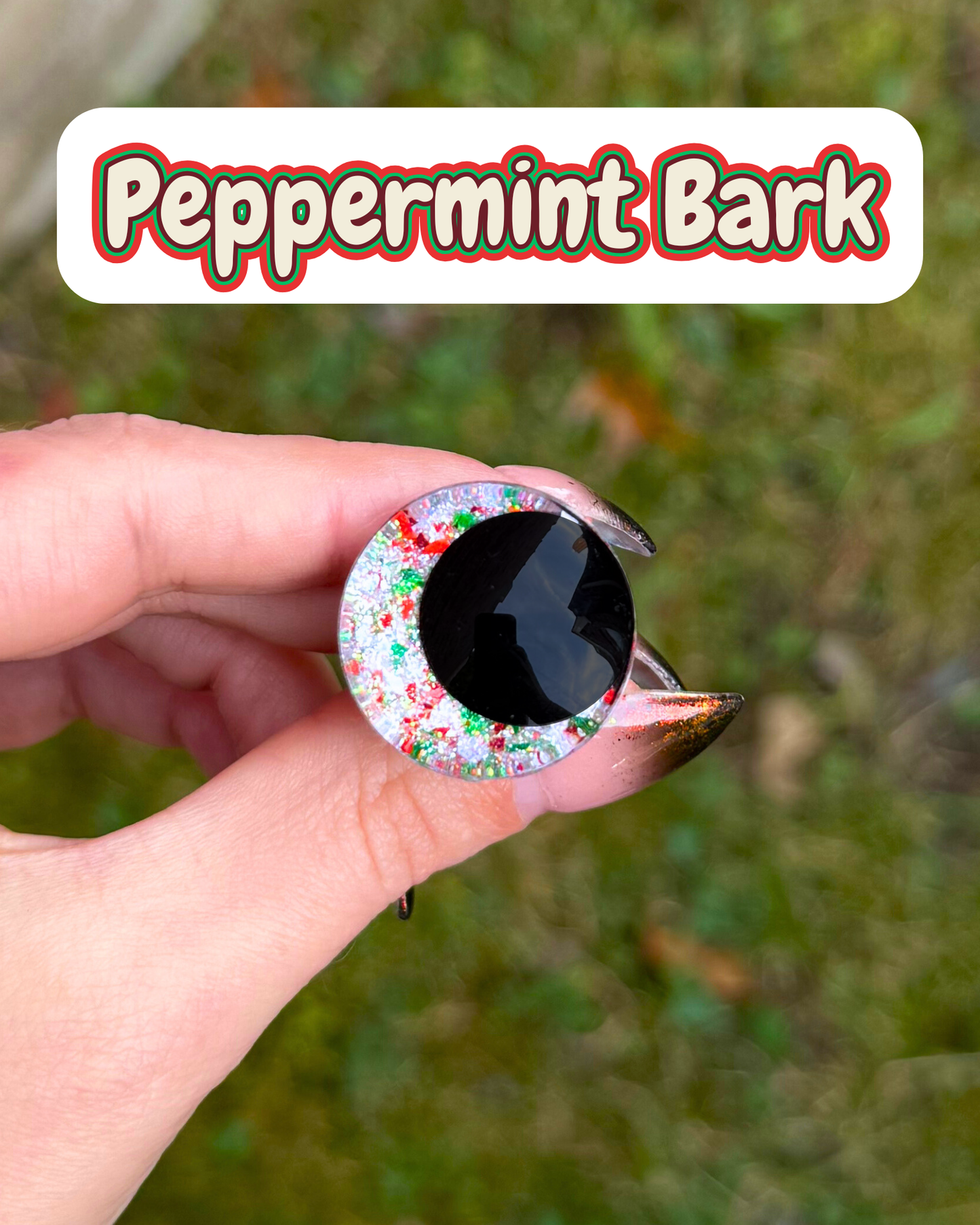 Peppermint Bark Safety Eyes (Extra)