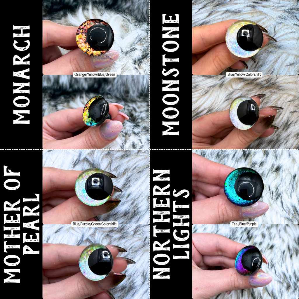 Hand Painted Safety Eyes (34 color options)