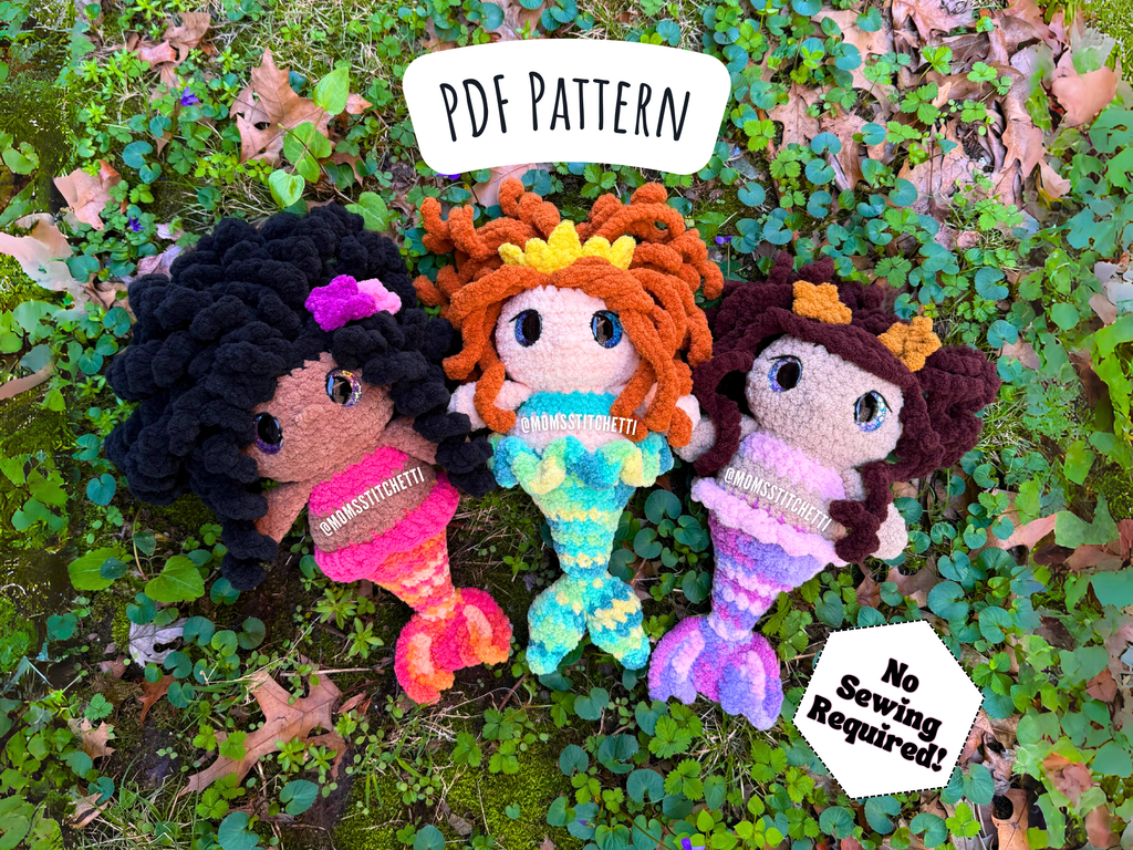 Mermaid Crochet Pattern (No Sew)