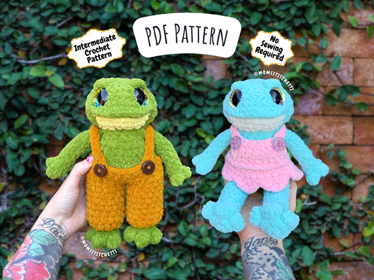 No Sew Frog Crochet Pattern Crochet Pattern