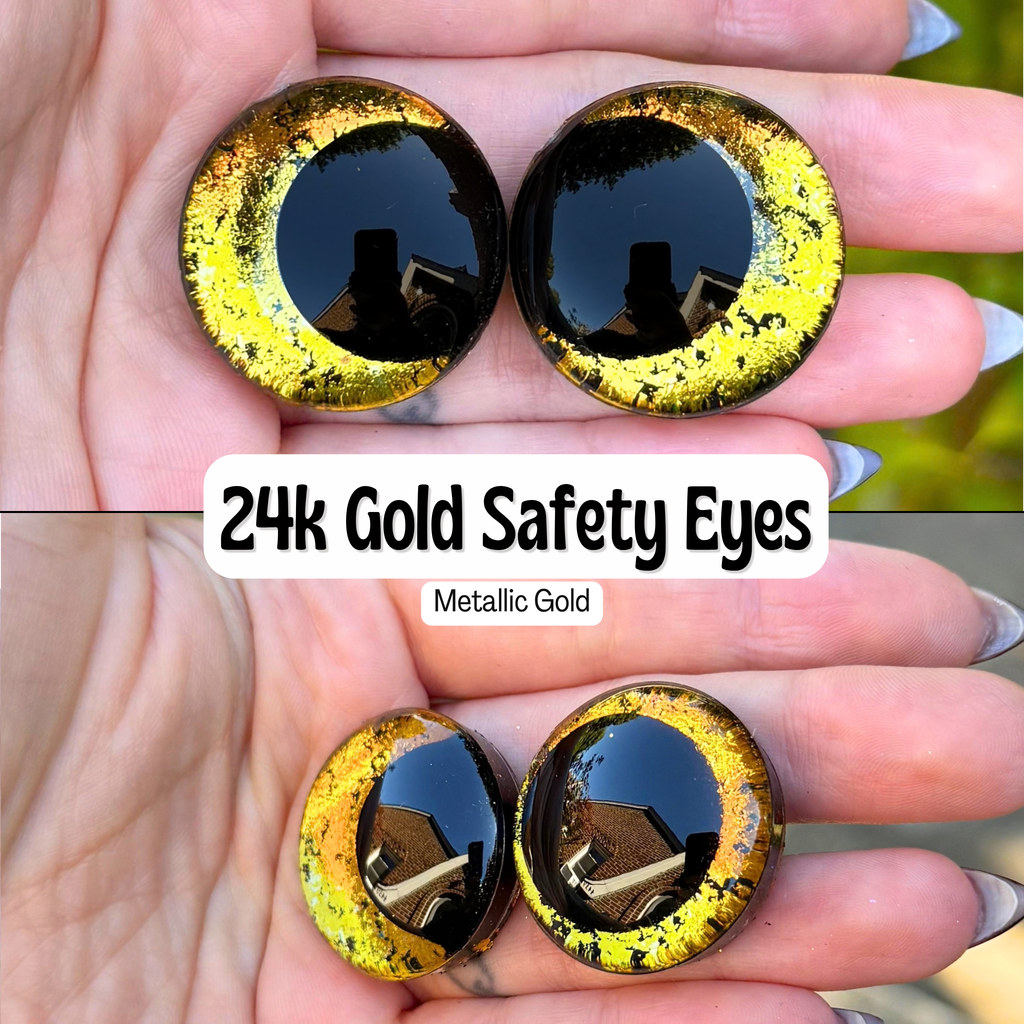24k Gold Safety Eyes