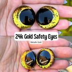 24k Gold Safety Eyes