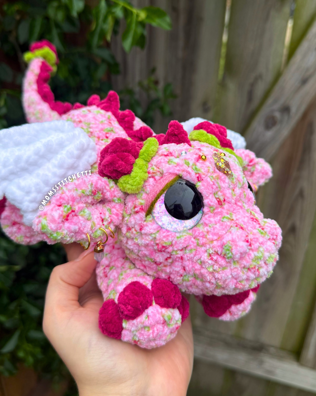 Rose Dragon Plushie