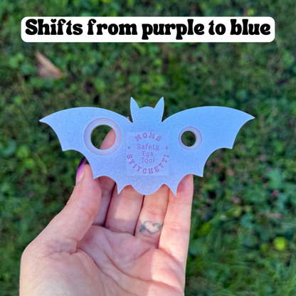 Purple/Blue Shimmer Bat Safety Eye Tool