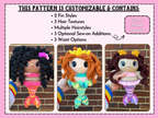 Mermaid Crochet Pattern (No Sew)