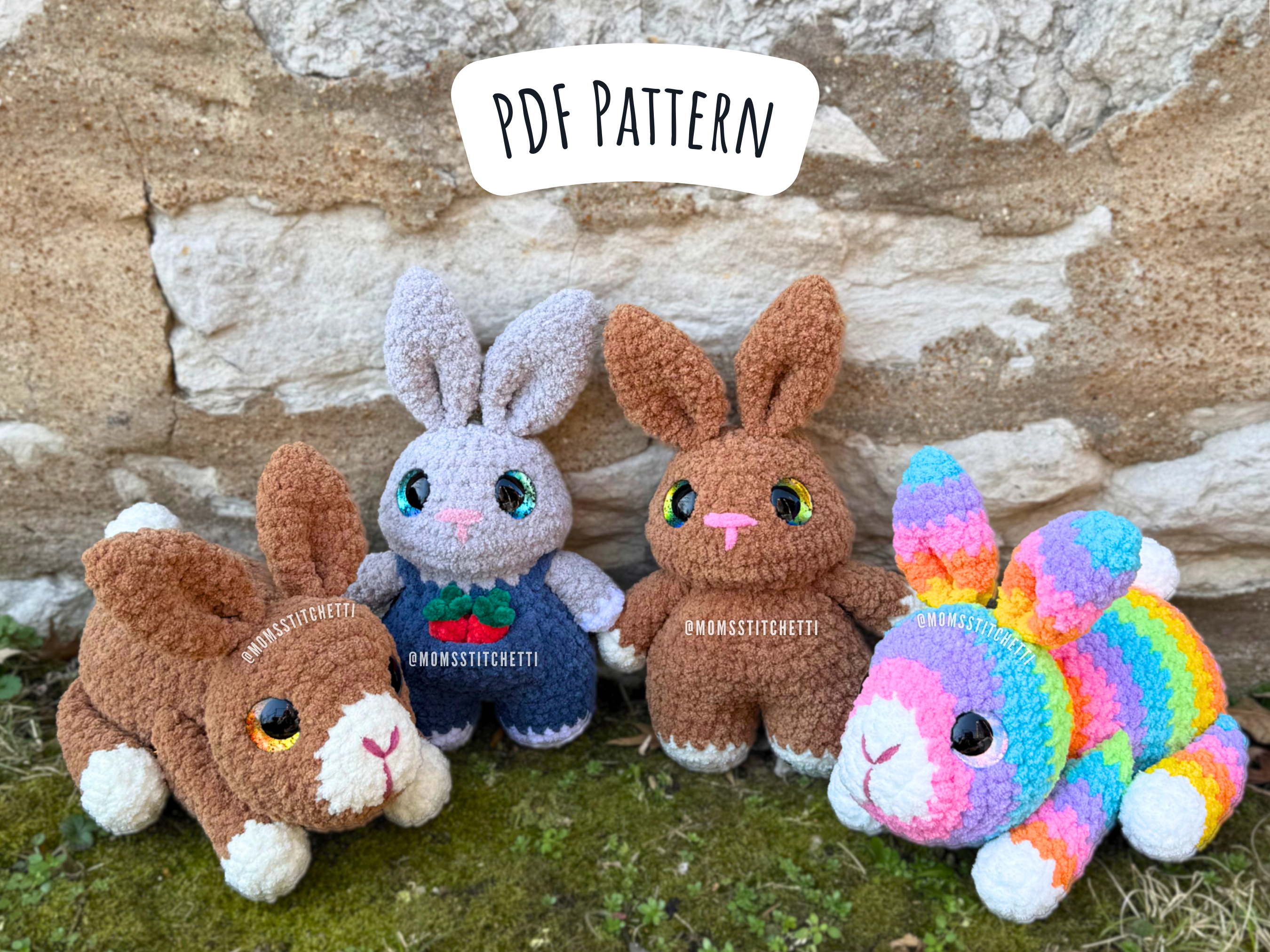 Bunny Crochet Pattern Pack