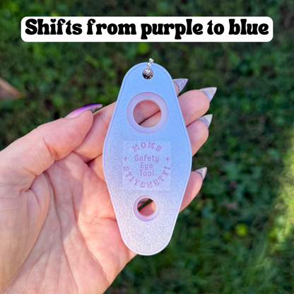 Purple/Blue Shimmer Safety Eye Tool