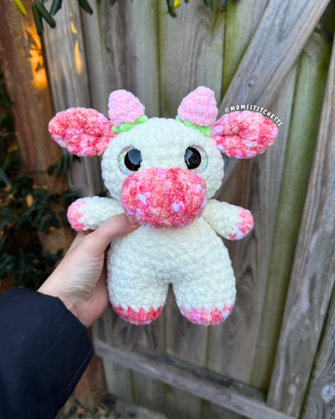 Strawberry Cow Plushie
