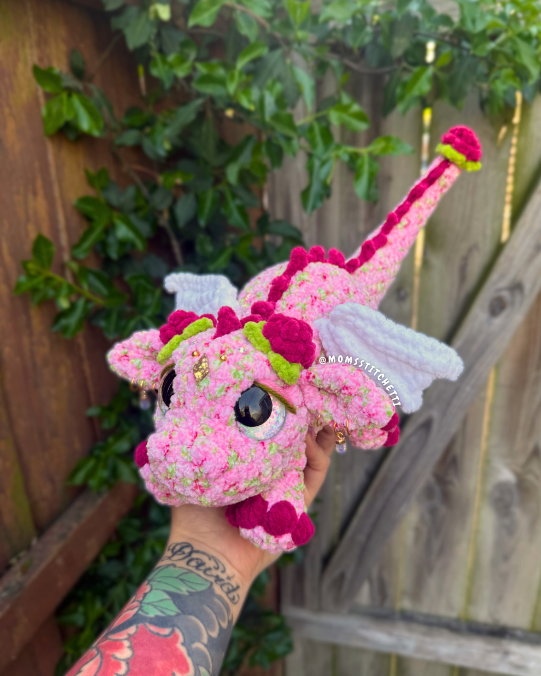 Rose Dragon Plushie