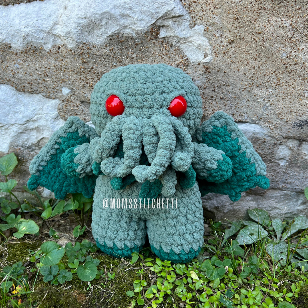 Mothman and Cthulhu Crochet Pattern