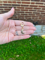 Gold Moon Stitch Markers