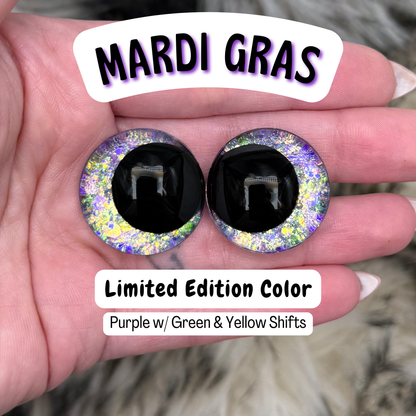 Limited Edition Safety Eyes (Mardi Gras)