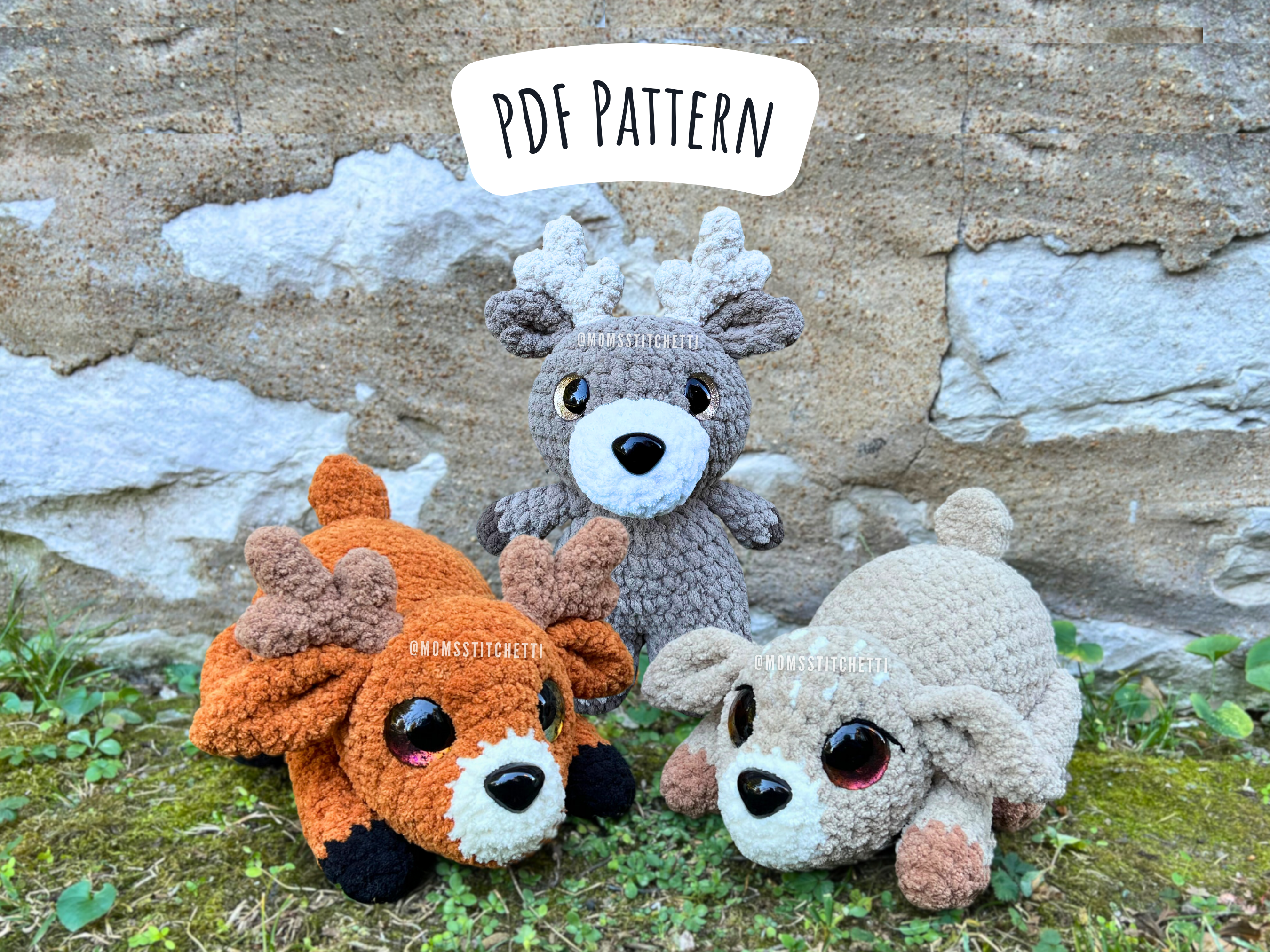 Deer Crochet Pattern Pack