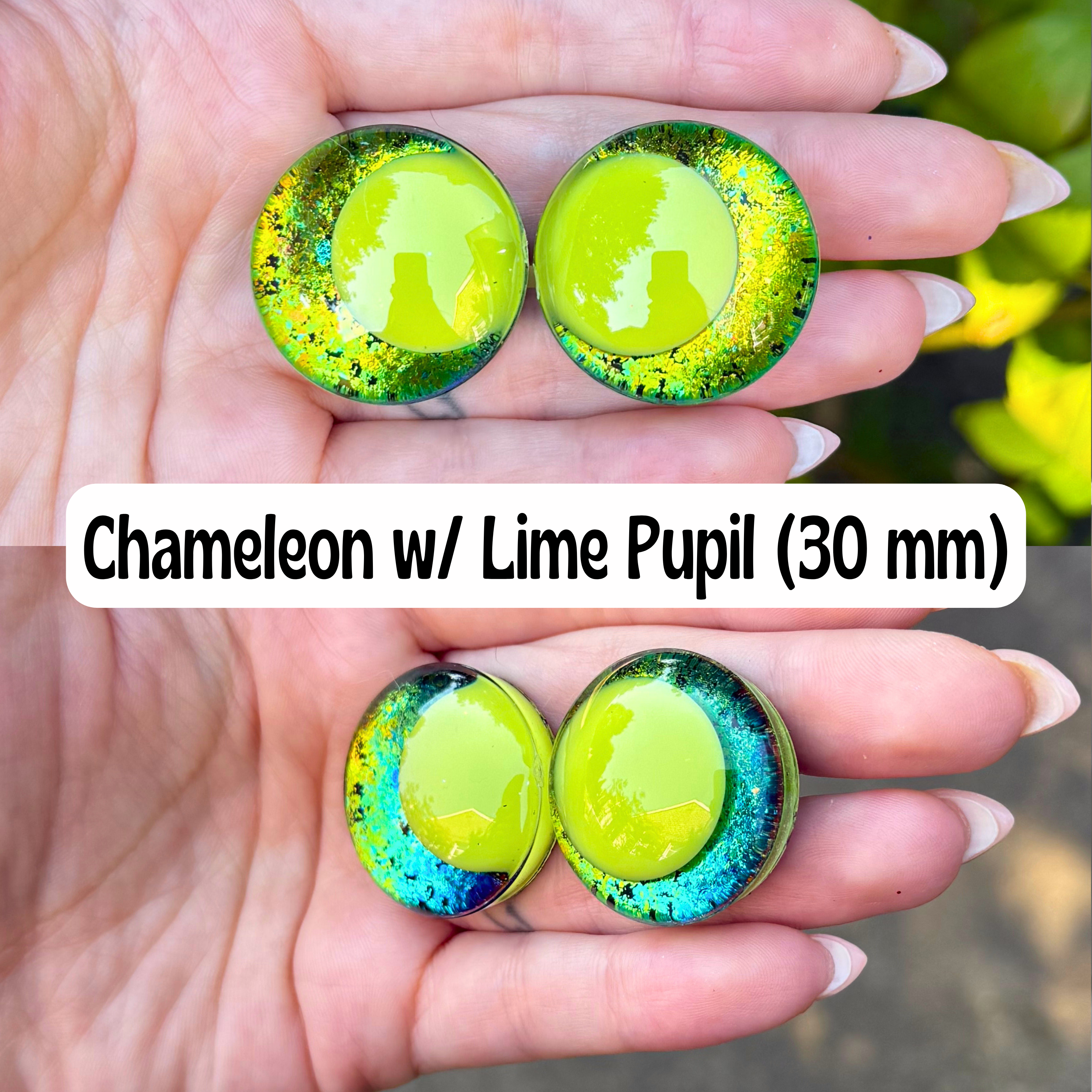Chameleon w/ Lime Pupil (30 mm)