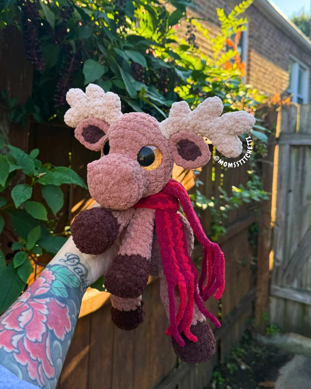 Cuddly Moose Crochet Pattern (Low Sew)