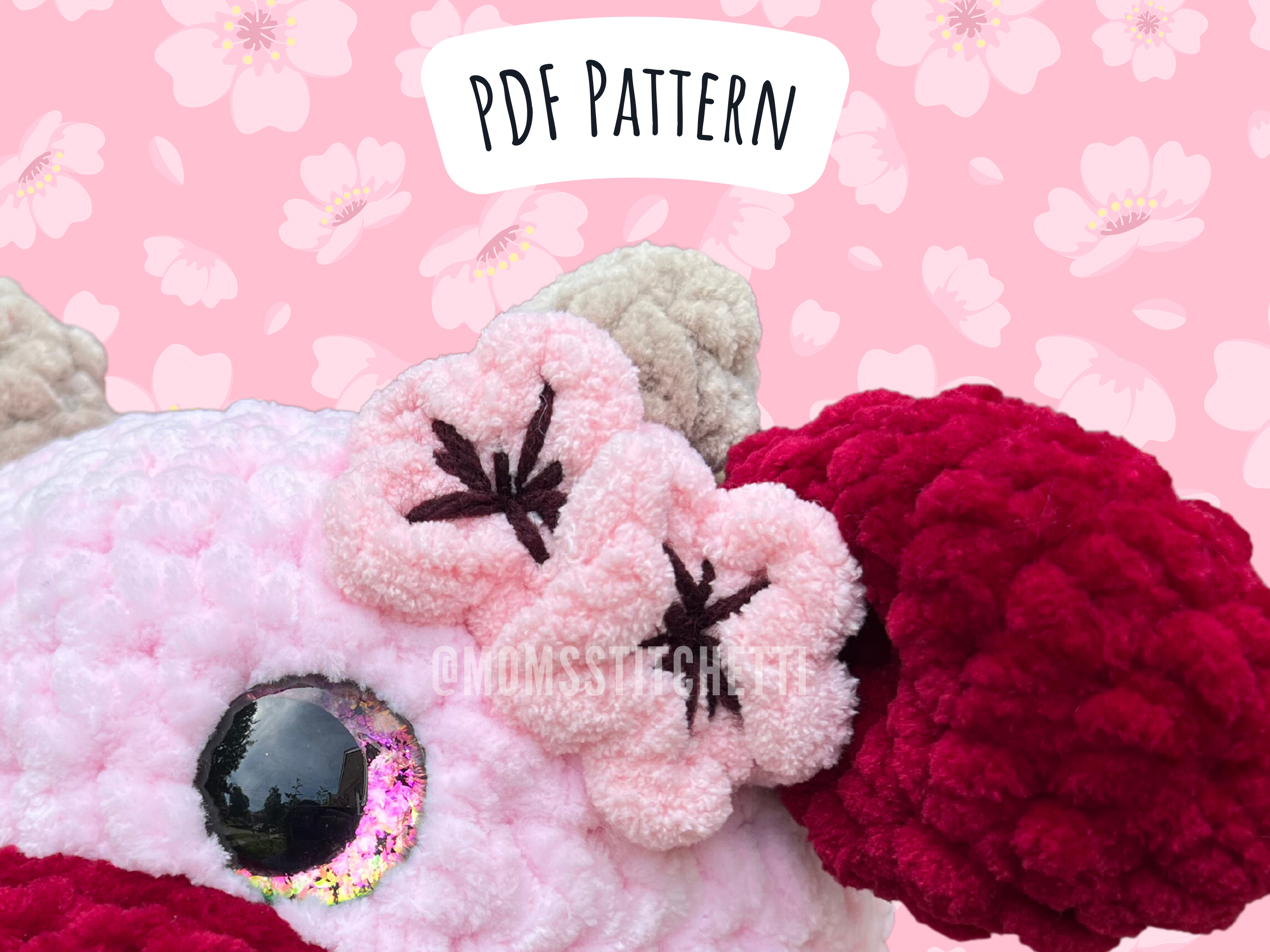 Cherry Blossom Crochet Pattern (No Sew)