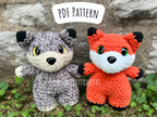 Fox and Wolf Crochet Pattern