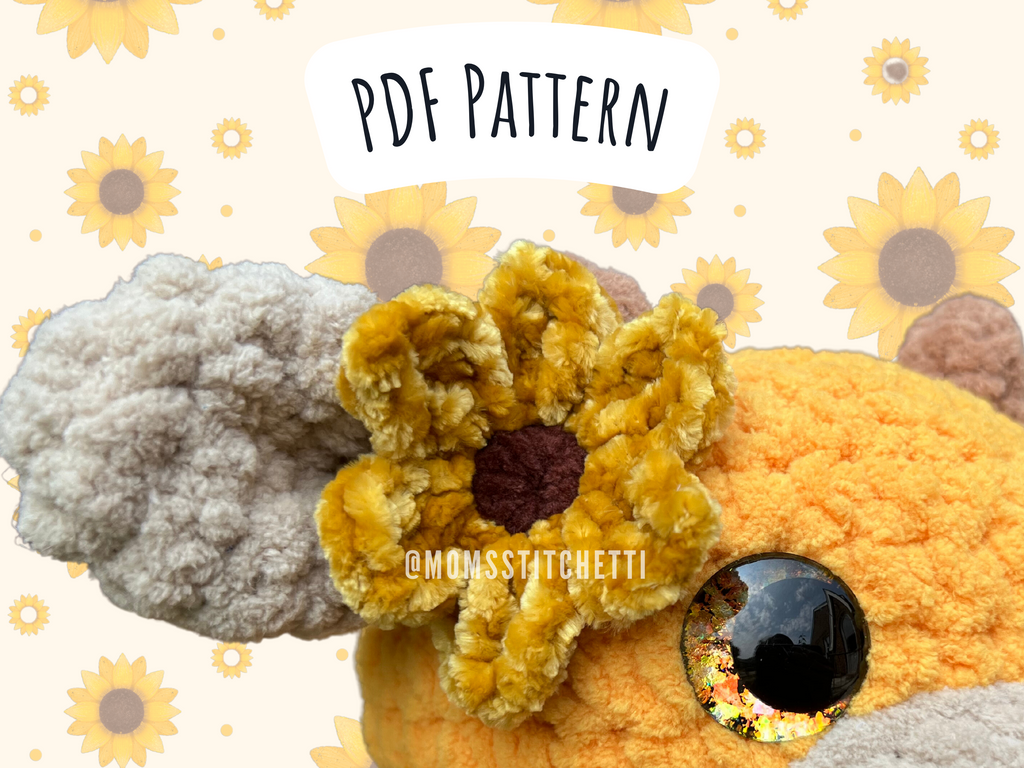 Sunflower Crochet Pattern (No Sew)