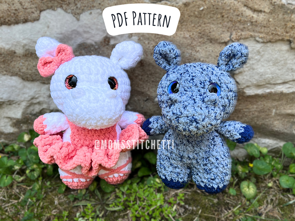 Hippo Crochet Pattern