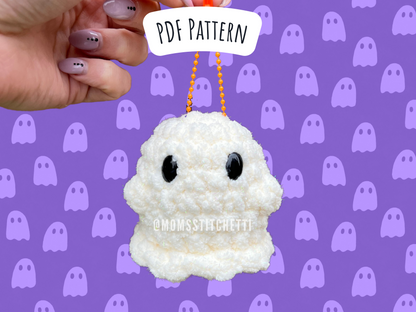 Ghost Keychain Crochet Pattern