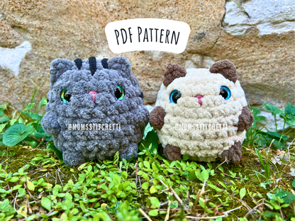 Chonky Cat Crochet Pattern (No Sew)