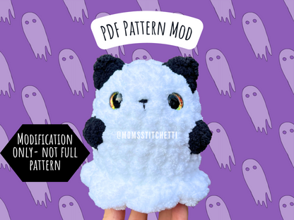 Ghost Cat Crochet Pattern Modification