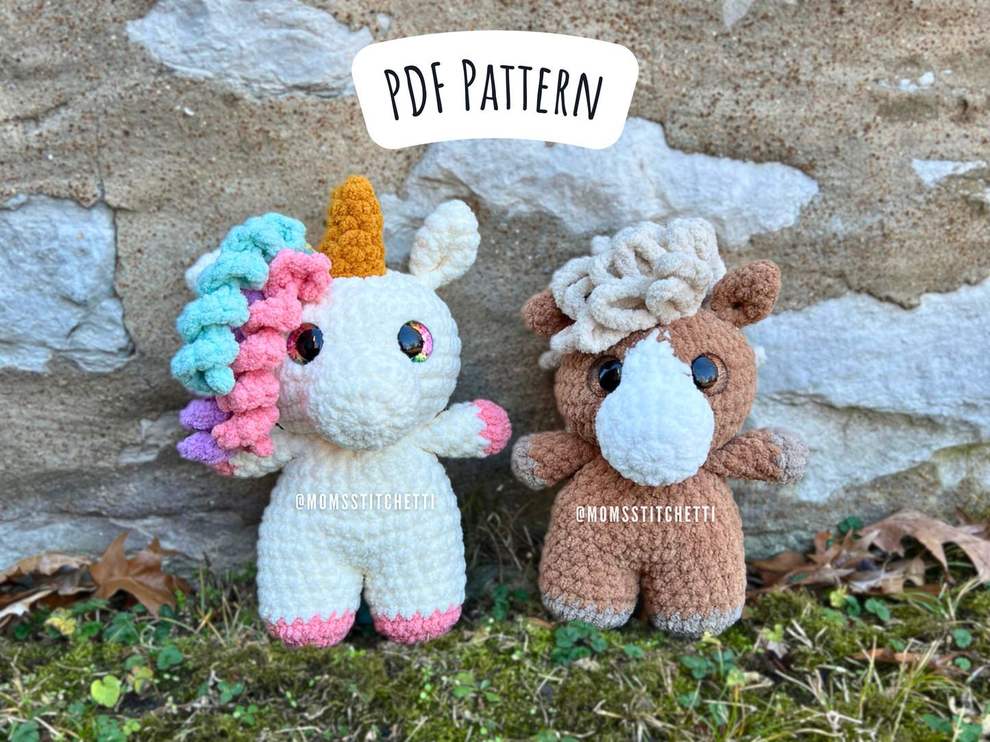Unicorn and Horse Crochet Pattern