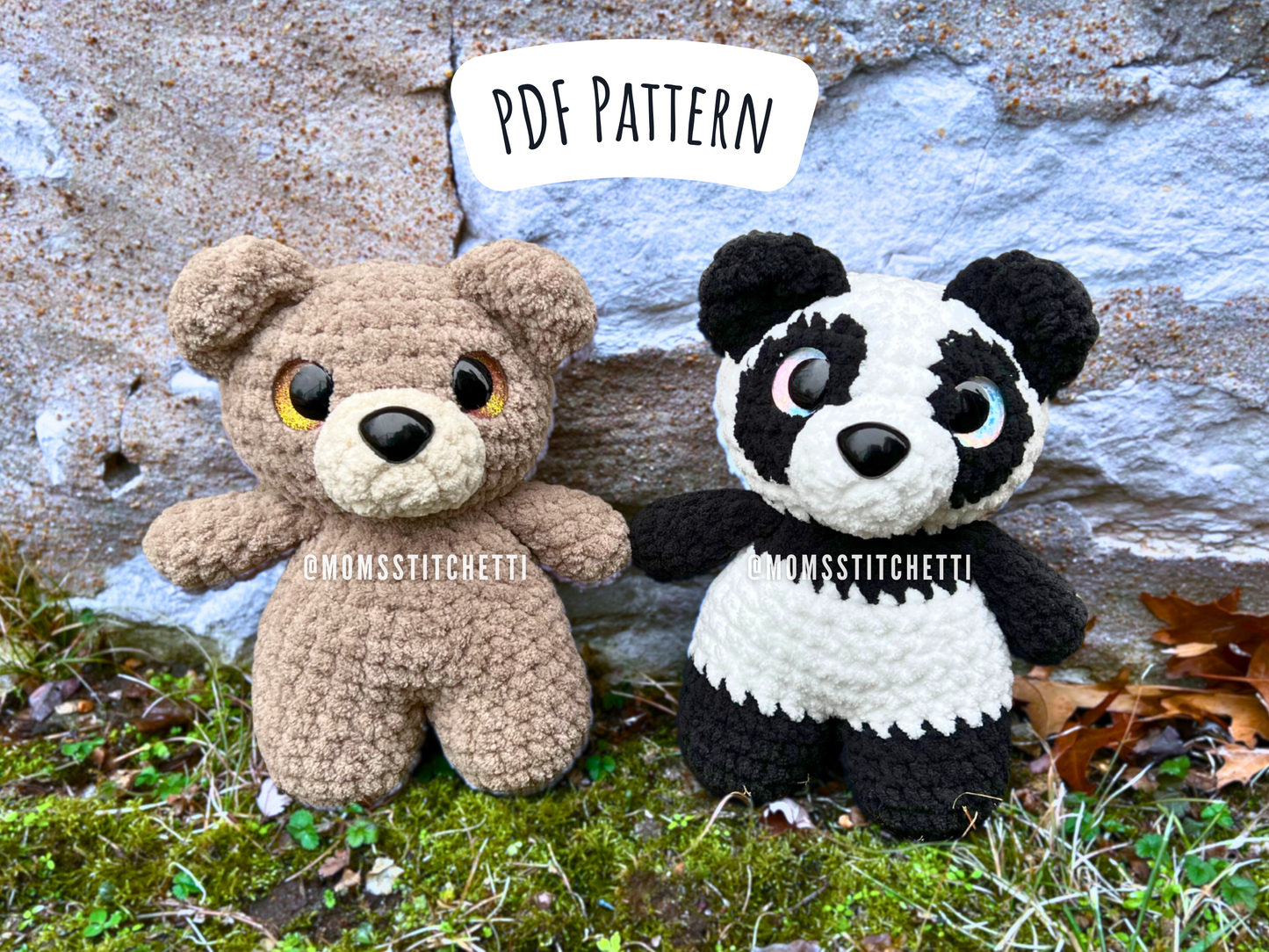 Bear and Panda Crochet Pattern