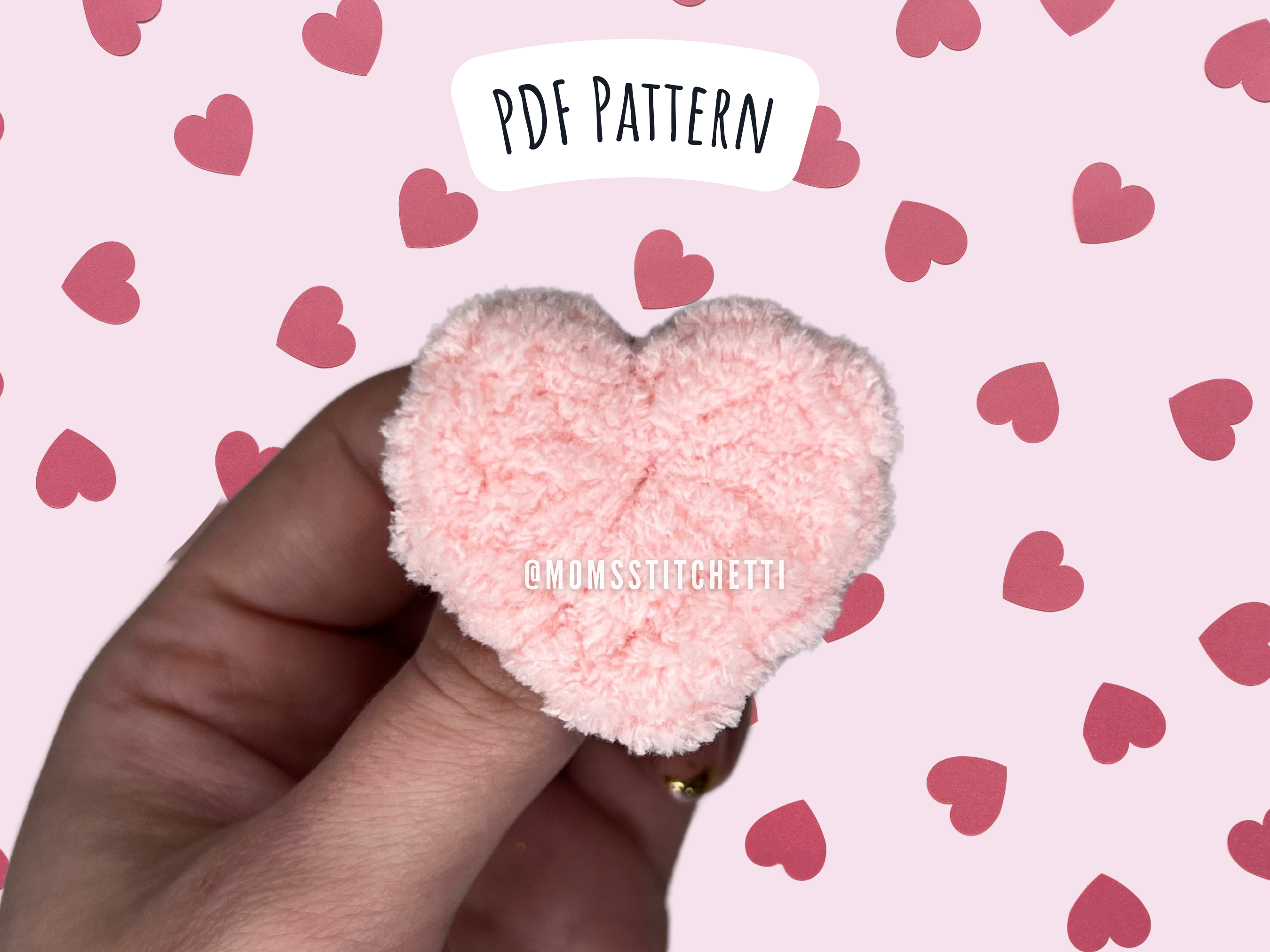 Heart Crochet Pattern (No Sew)