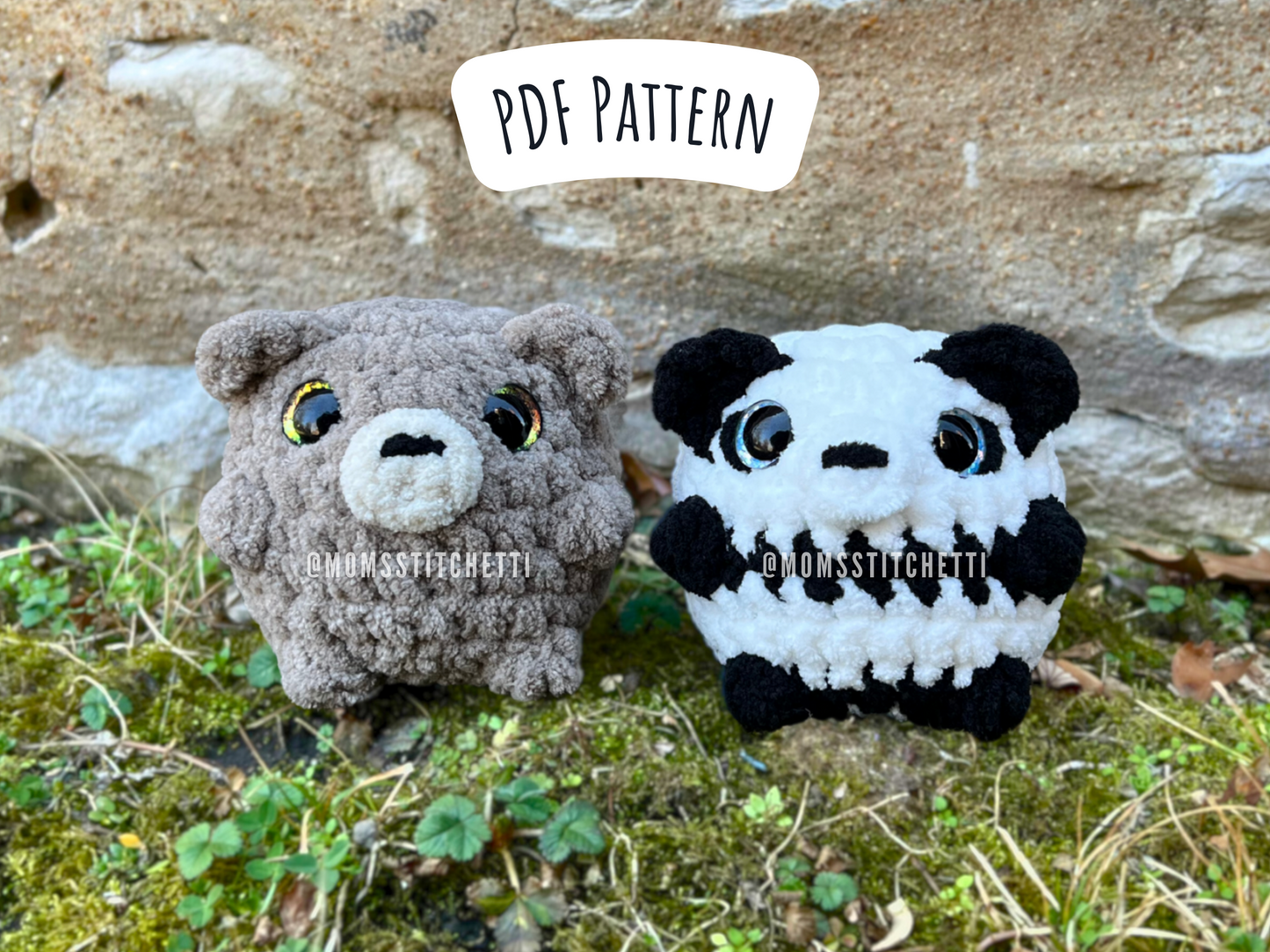 Chonky Bear Crochet Pattern (Low Sew)