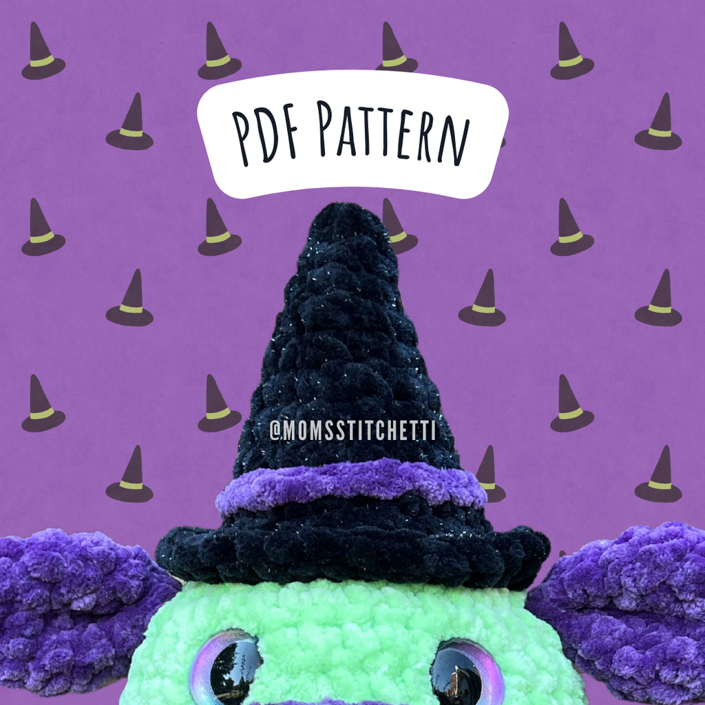 Witch Hat Crochet Pattern (No Sew)