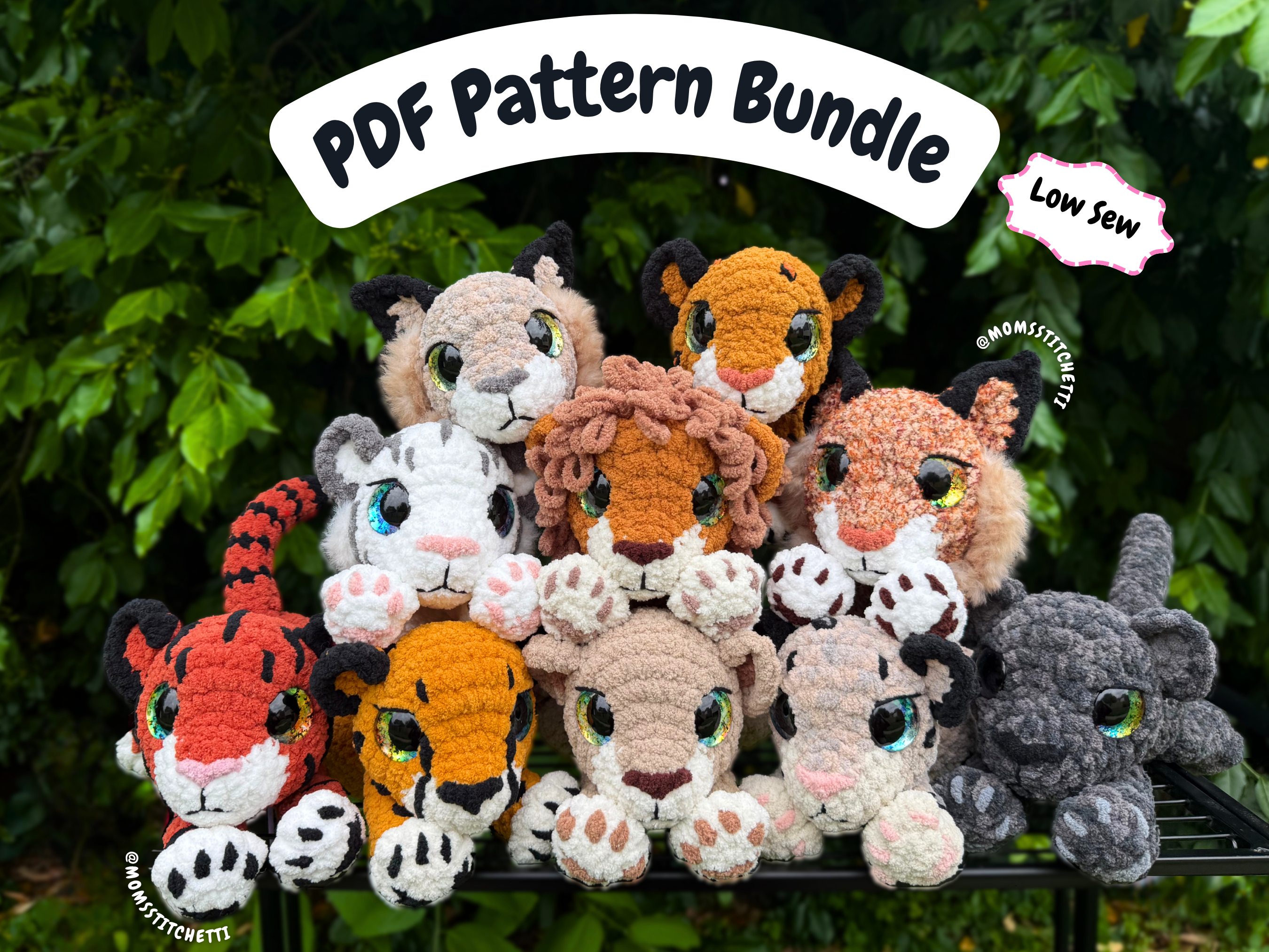 Big Cats Crochet Pattern Pack