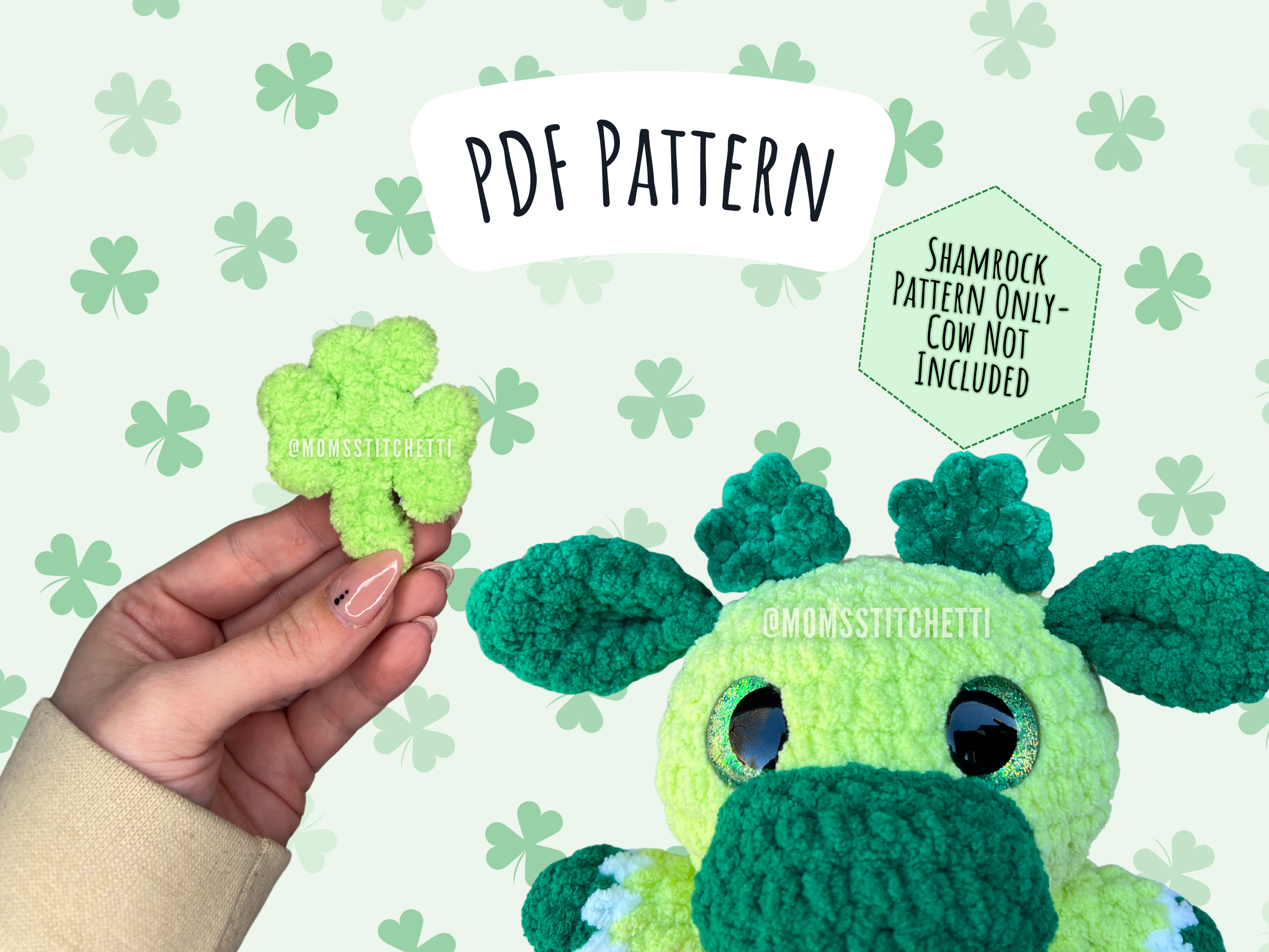 Shamrock Crochet Pattern (No Sew)