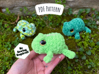 Baby Frog Crochet Pattern (No Sew)
