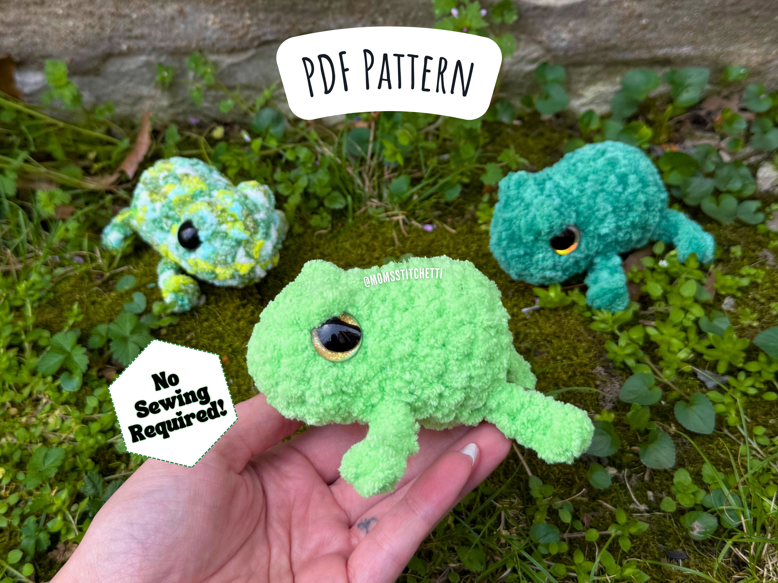 Baby Frog Crochet Pattern (No Sew)