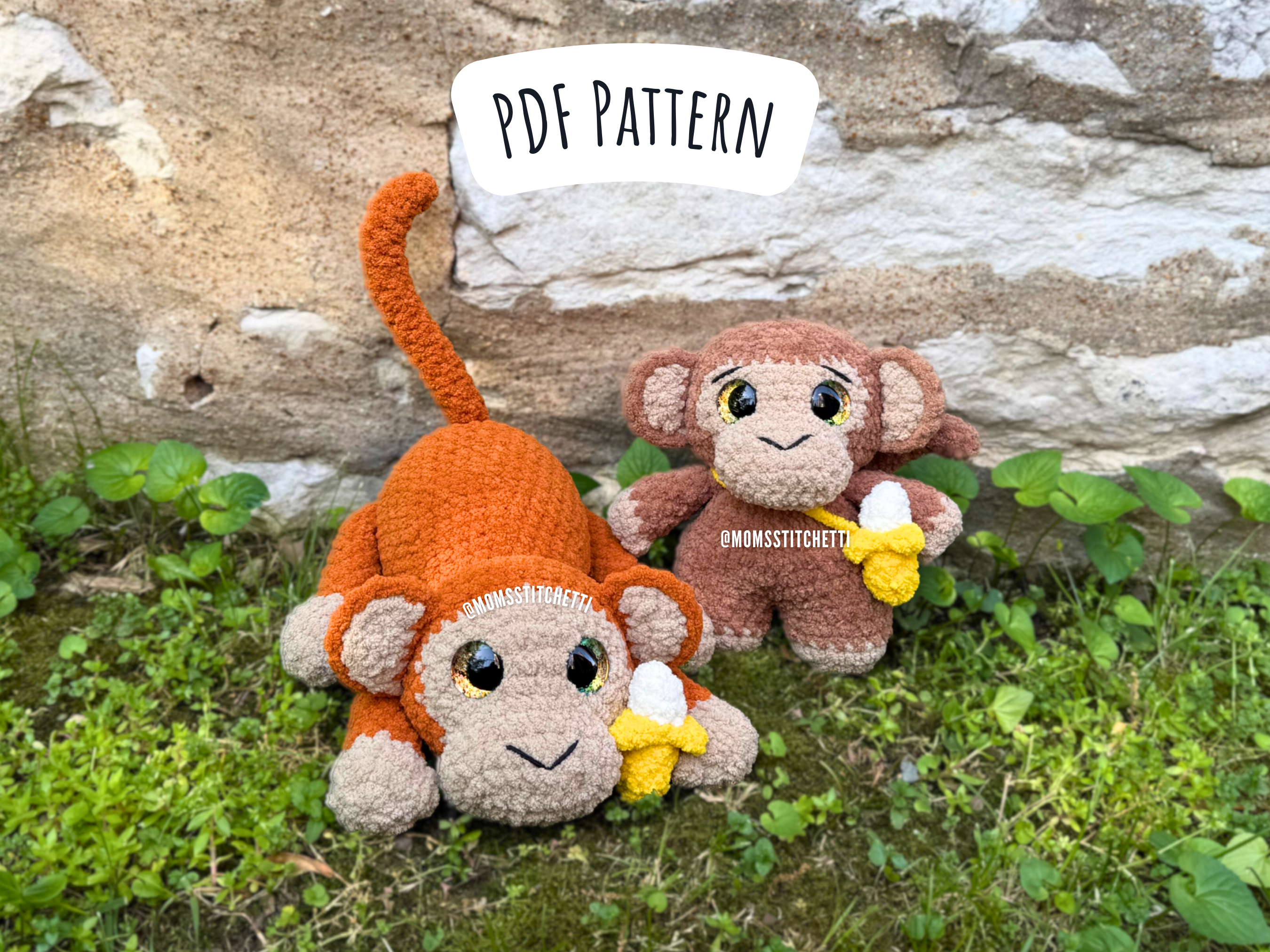 Monkey Crochet Pattern Pack