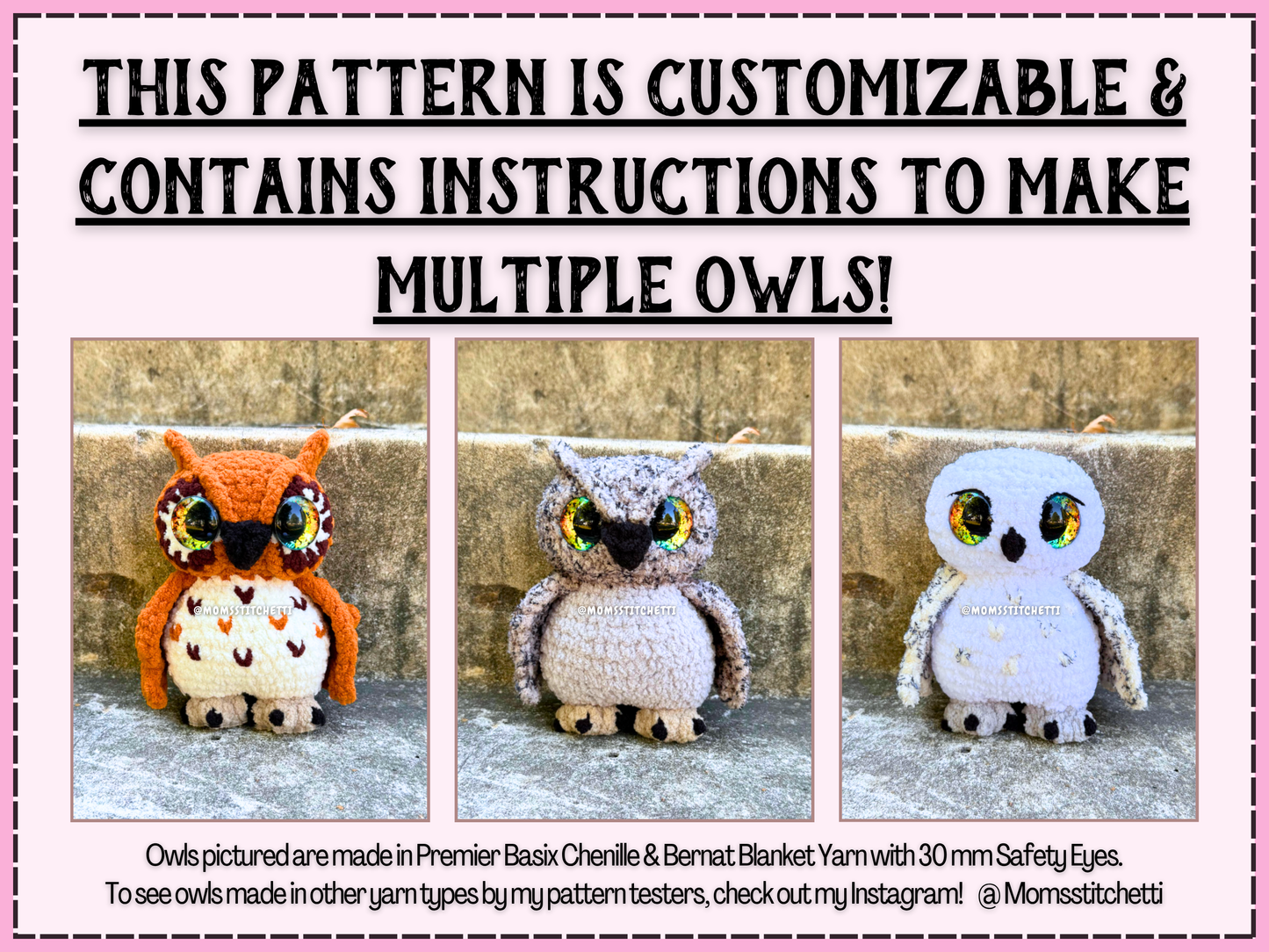 Owl Crochet Pattern