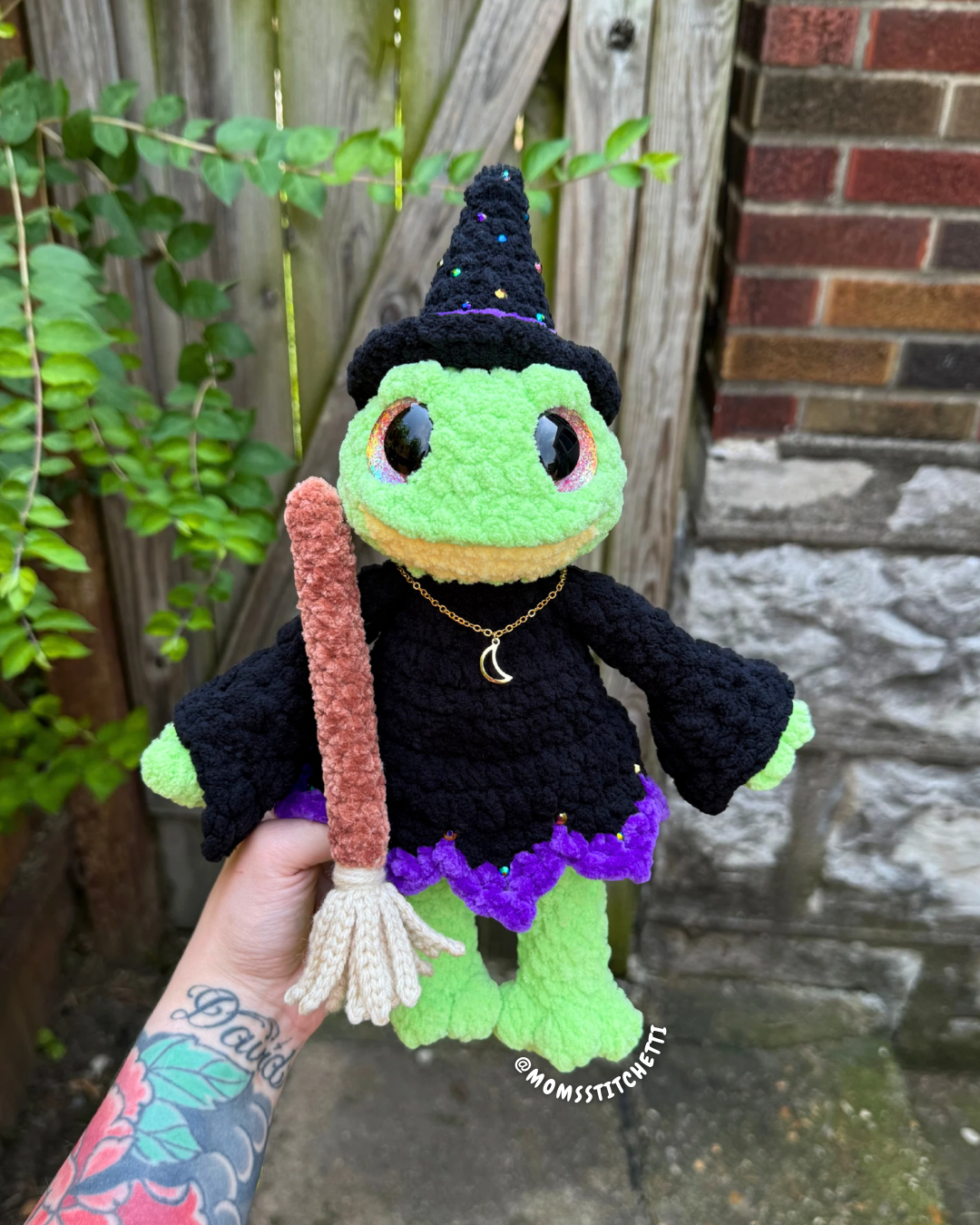 Witch Frog Plushie