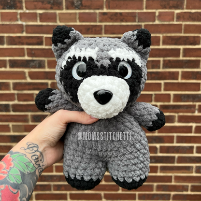 Raccoon and Red Panda Crochet Pattern