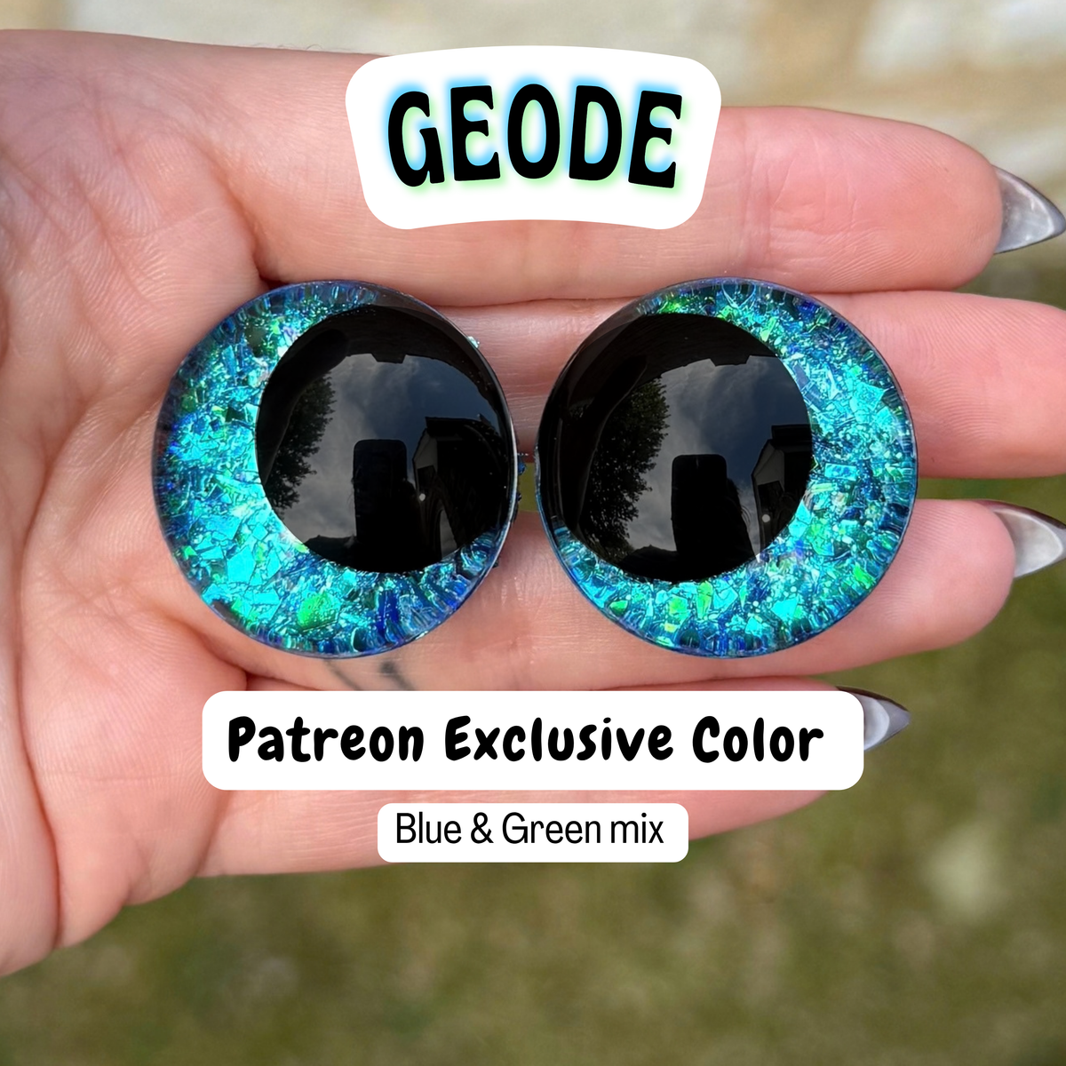 Patreon Exclusive Safety Eyes (Geode)