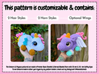 Snuggle Unicorn & Pegasus Crochet Pattern