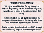 Ghost Cat Crochet Pattern Modification