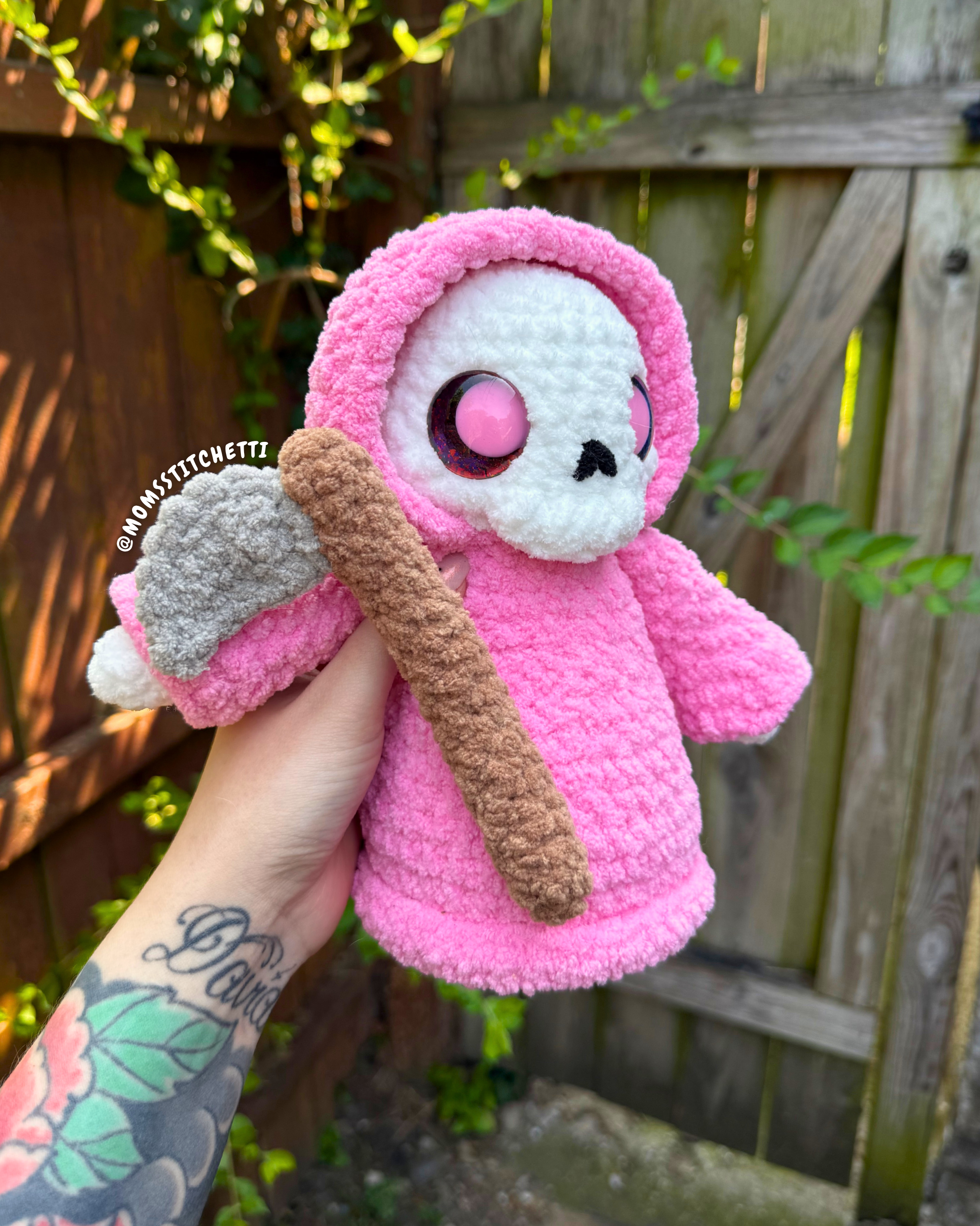 Grim Reaper Crochet Pattern (Low Sew)