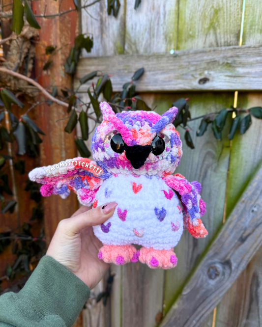 Valentine Owl Plushie